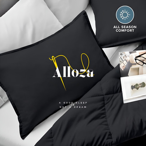 نیمست ملحفه هتلی پارچه میکرو Alloza - تصویر 1